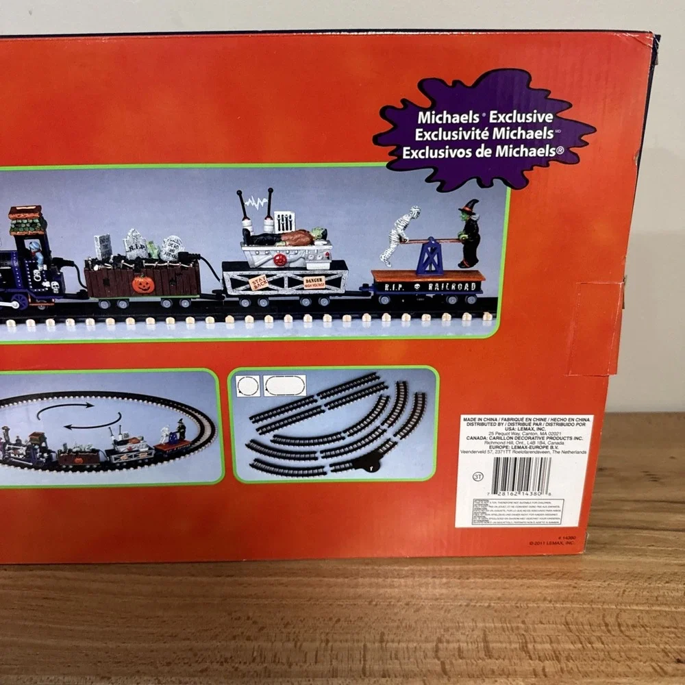 Lemax Spooky Town Express Train Set Signature Collection 94954 Halloween Tested